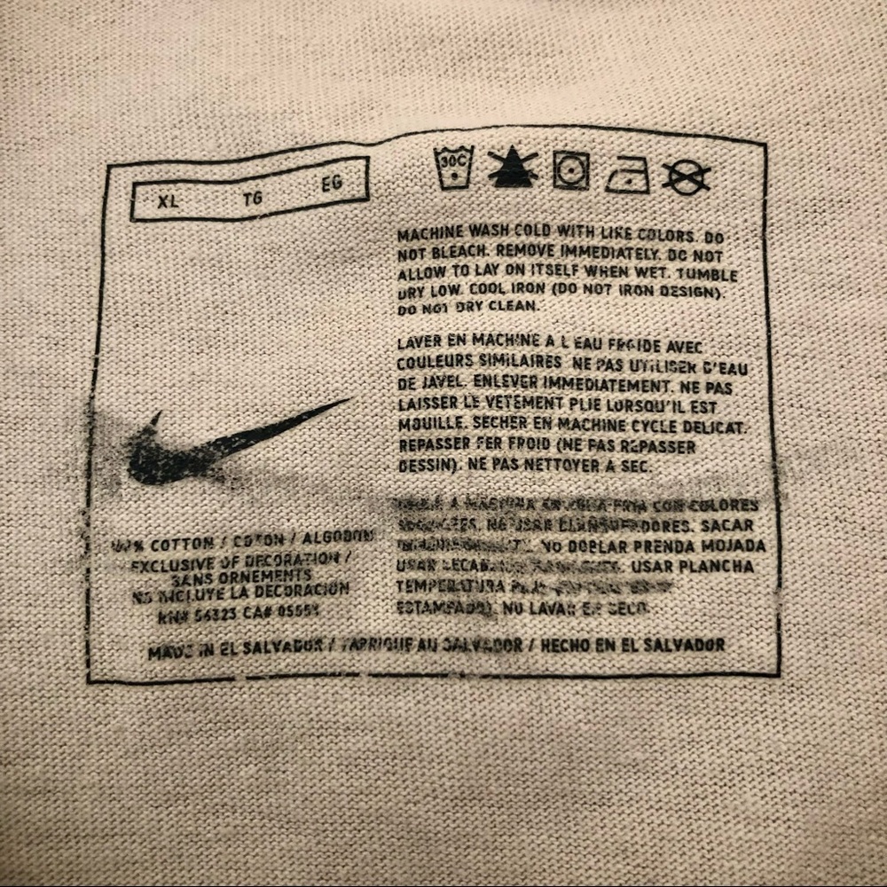 Nike Men’s Football T Shirt Short Sleeve - Picture 7 of 7